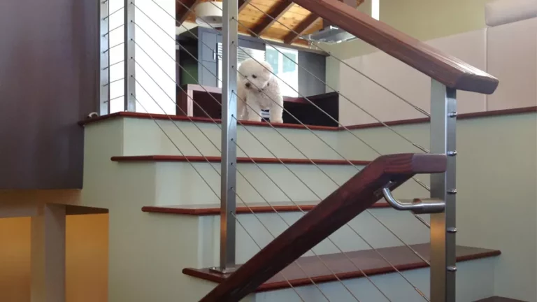 garde corps d'escalier en bois