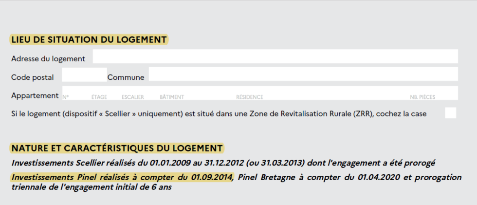 Comment Remplir Le Formulaire 2044 Eb Loi Pinel Aude Location