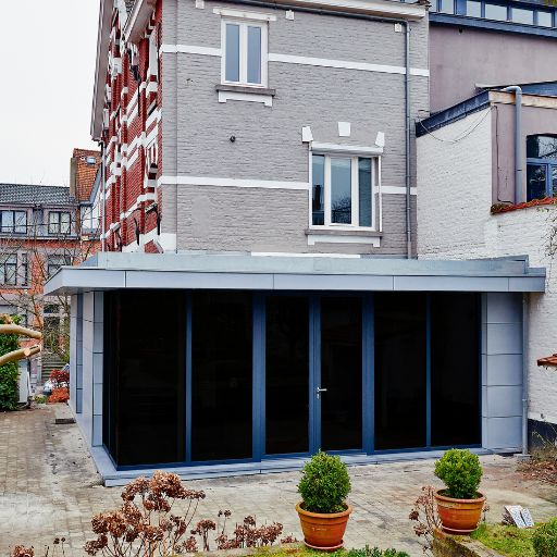 extension maison en belgique veranda vitrée