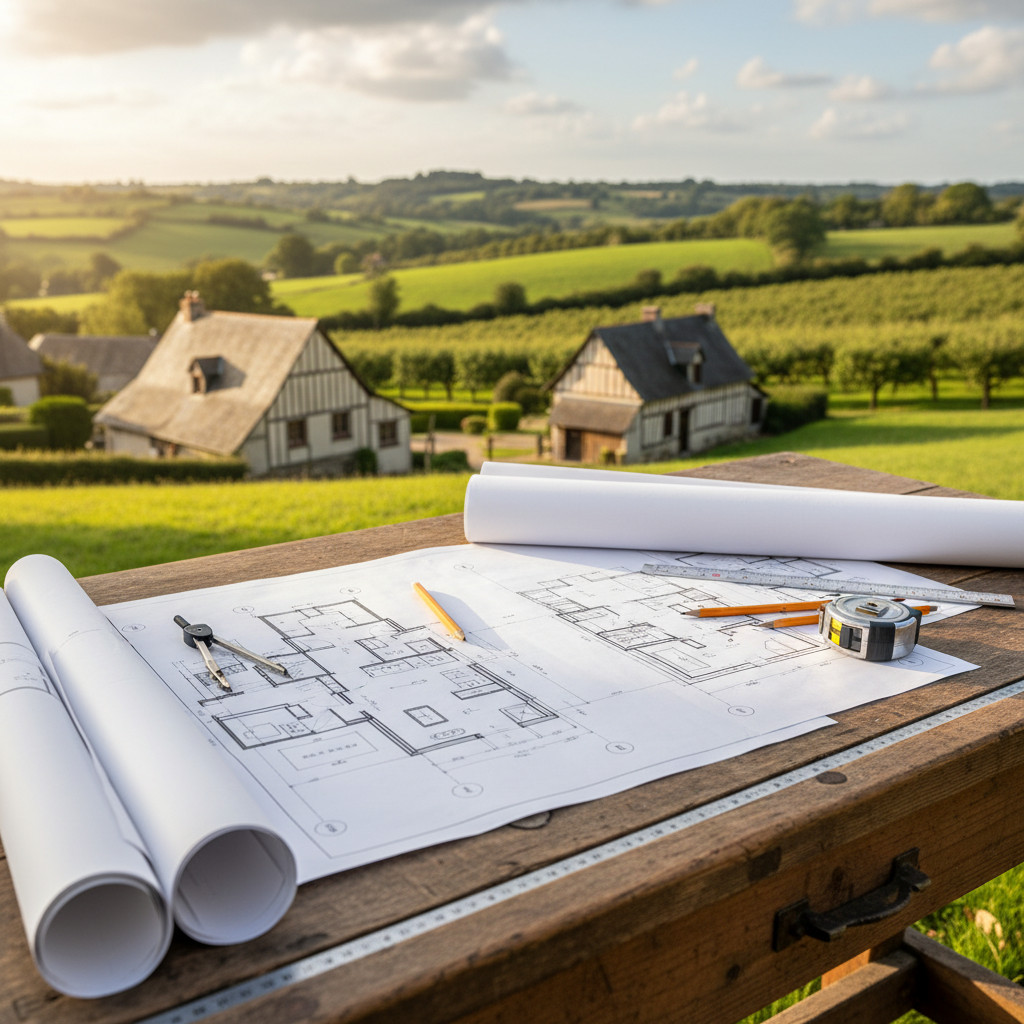 Comment construire une maison neuve en Normandie ? Guide étape par étape - illustration