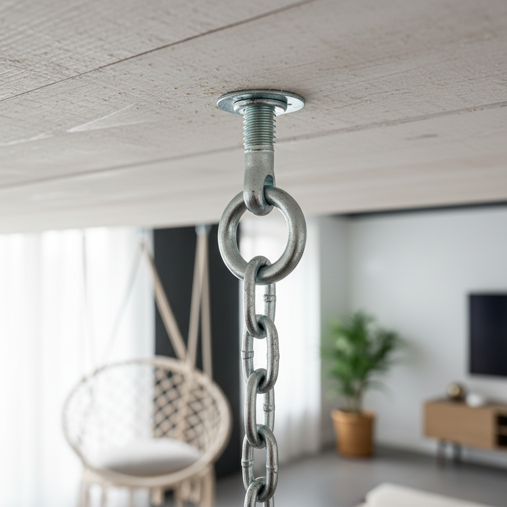 Comment fixer une balancelle au plafond ? - illustration