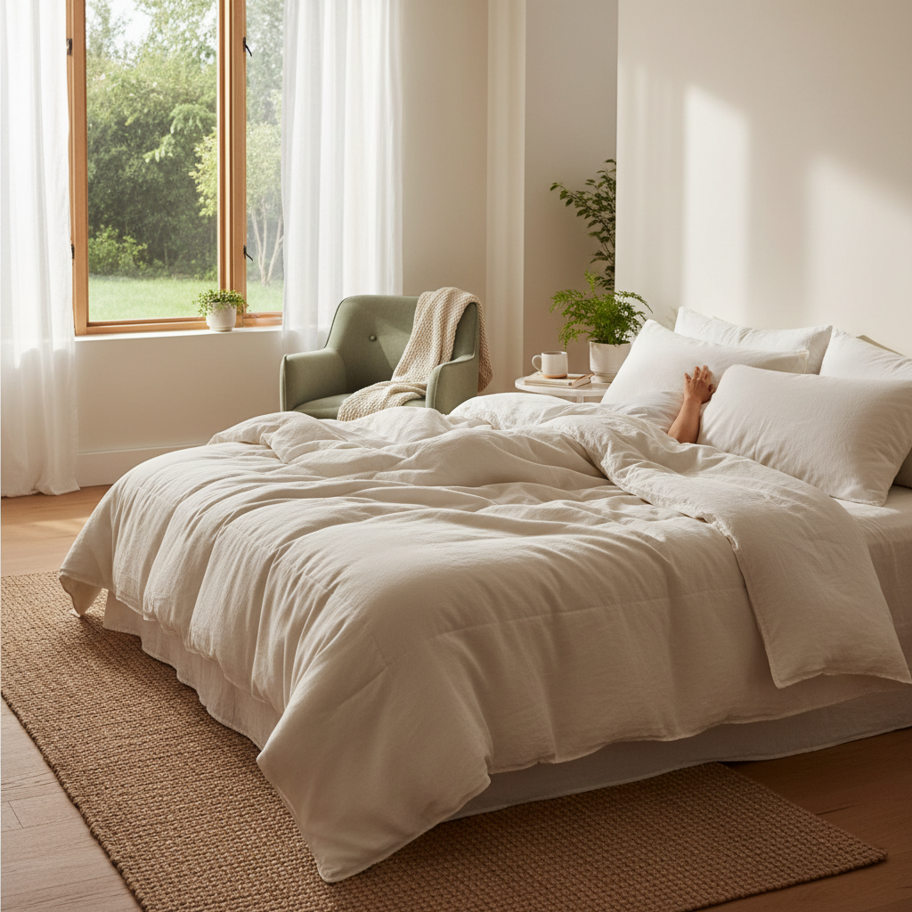 La chaleur sans le poids : pourquoi une couette tempérée est - guide visuel