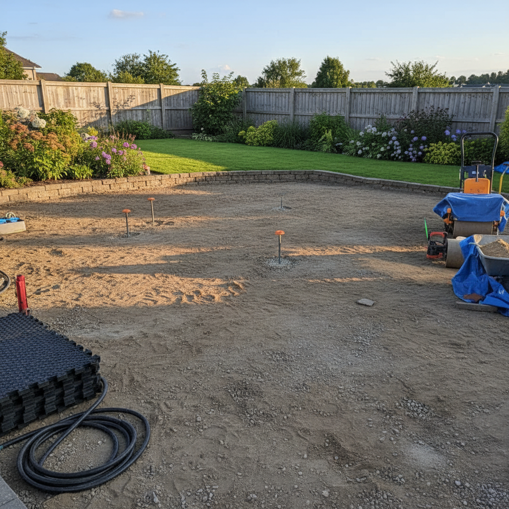 Quel est le meilleur endroit pour installer un trampoline da - illustration