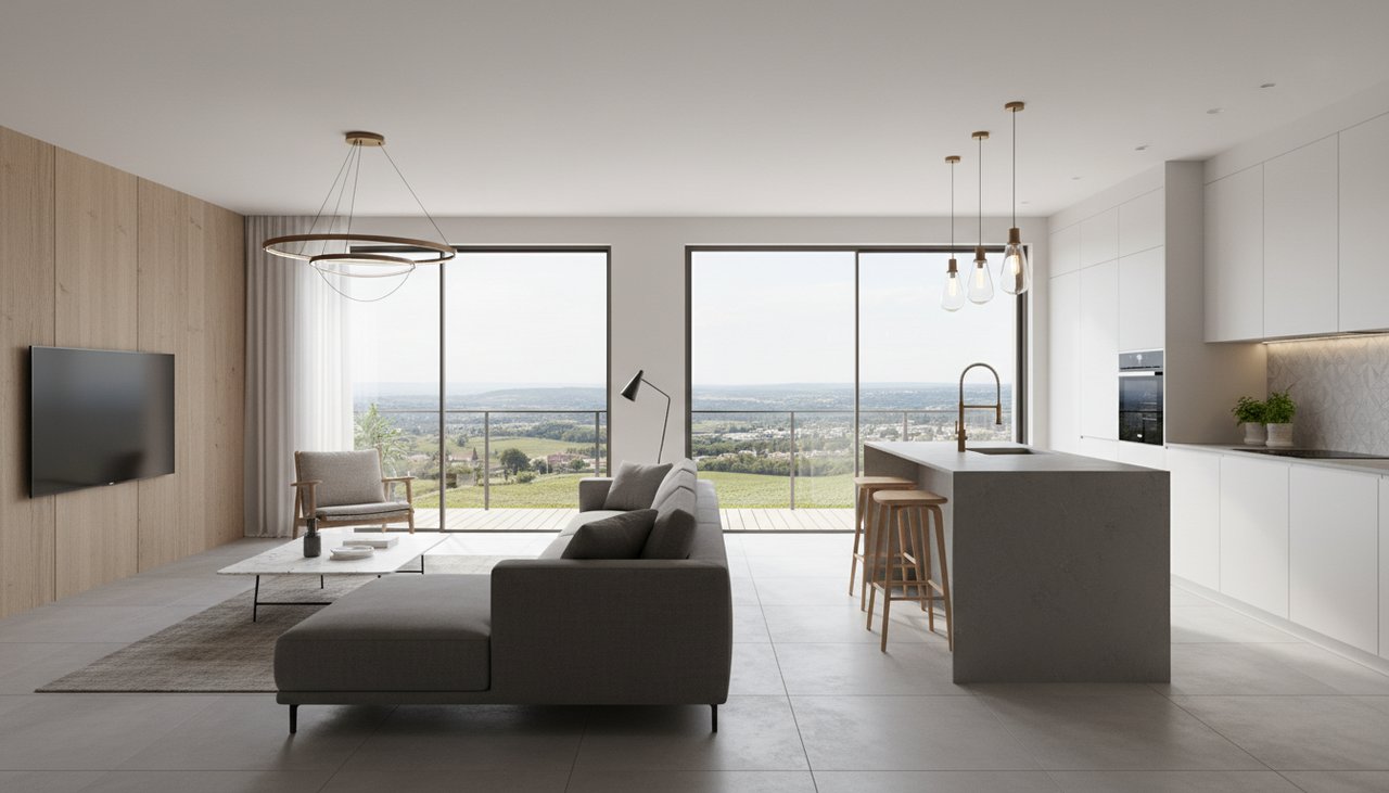 Appartement T3 dans l'Aude entièrement rénové avec finitions modernes et cuisine ouverte