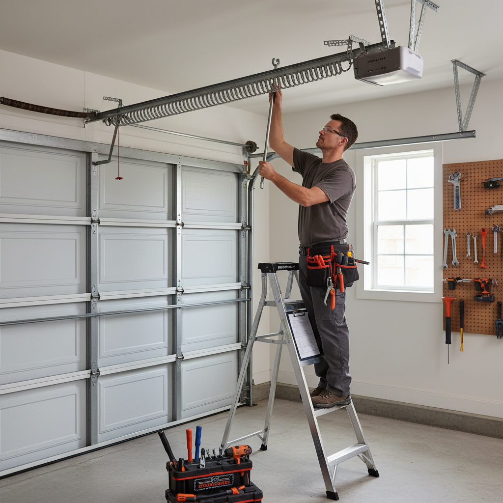 Les 12 problèmes fréquents des portes de garage sectionnelle - illustration