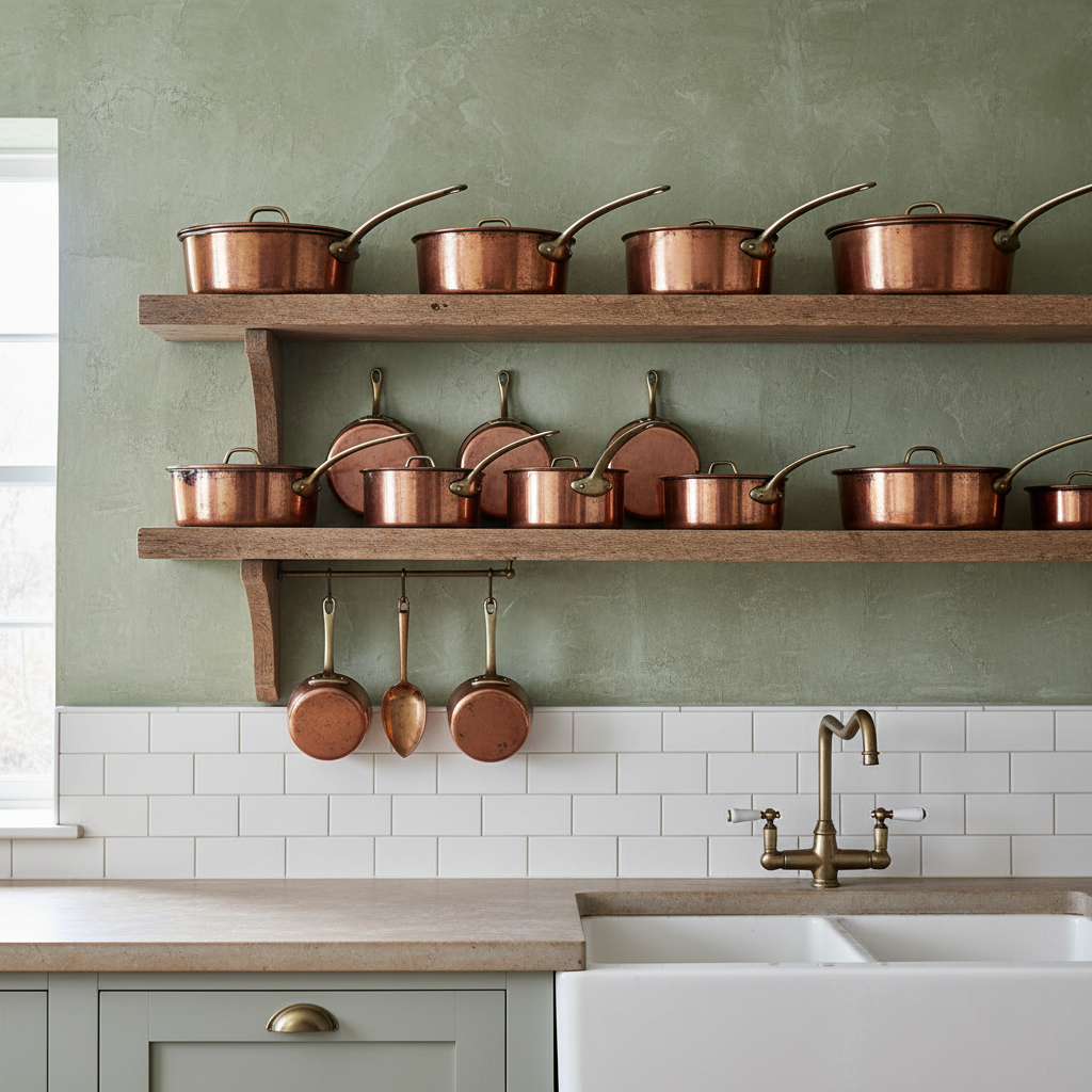 Quelle couleur de peinture pour une cuisine rustique ? - guide visuel