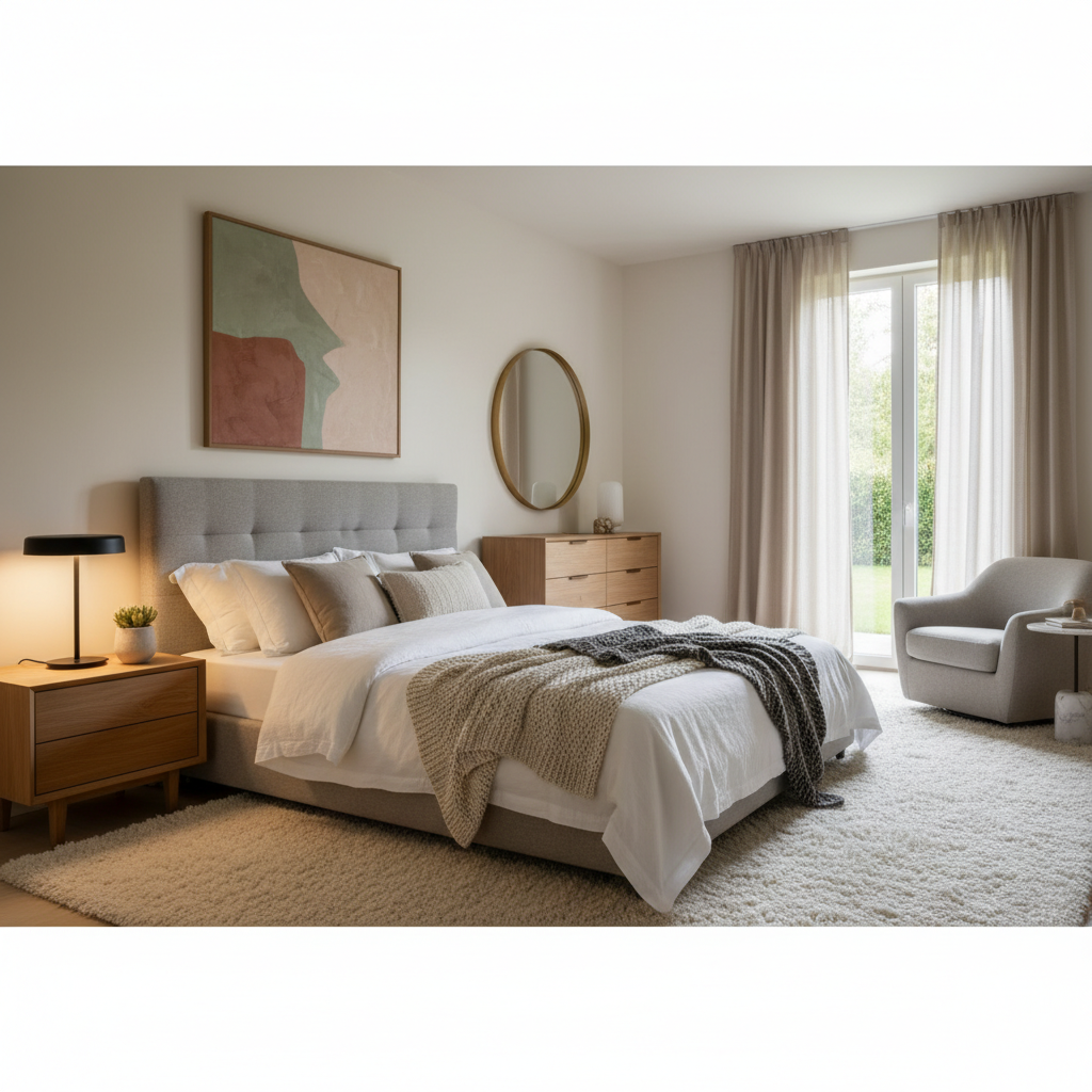 Quels revêtements de sol choisir pour une chambre à coucher - illustration