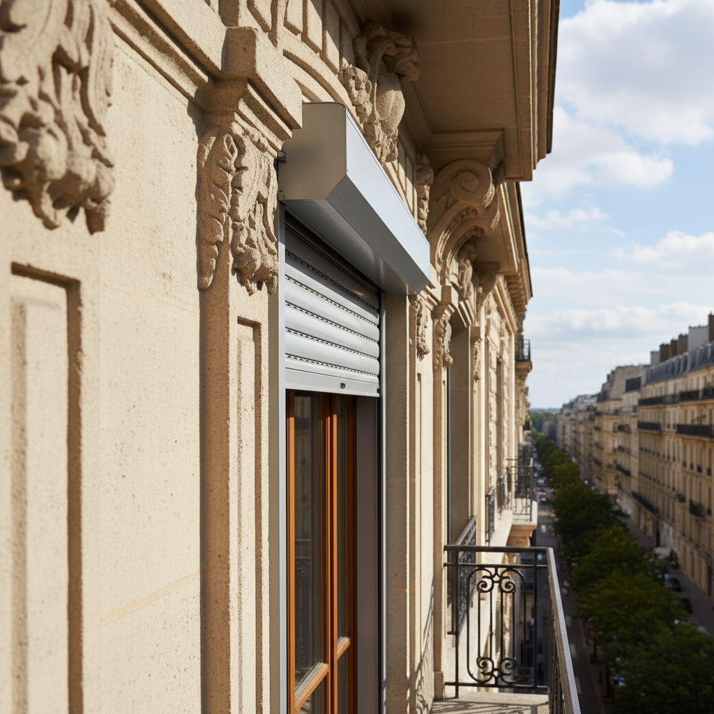 Volets roulants pour un bien immobilier à Paris : 10 conseil - guide visuel