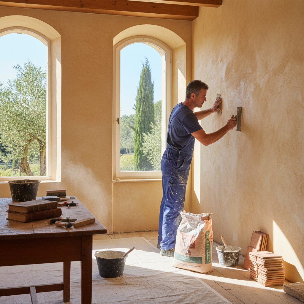 artisan rénovation maison Aude chantier intérieur