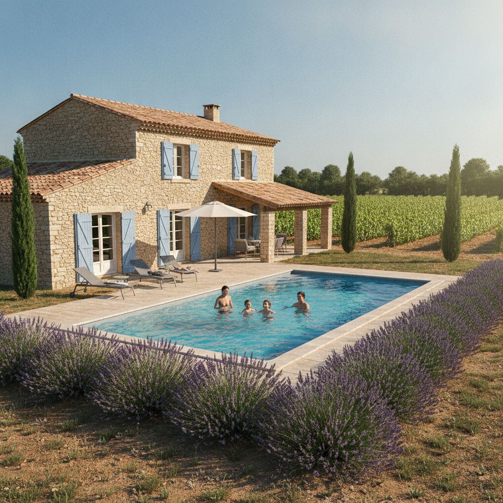 location maison vacances avec piscine dans l'Aude Narbonnais vignes
