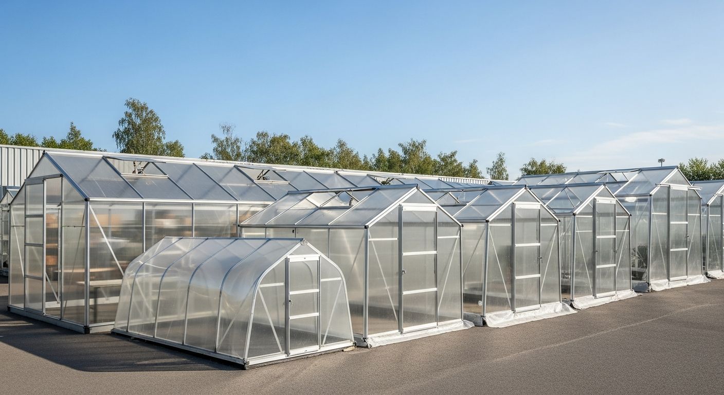 Comparatif modèles serres de jardin Brico Dépôt tunnel polycarbonate